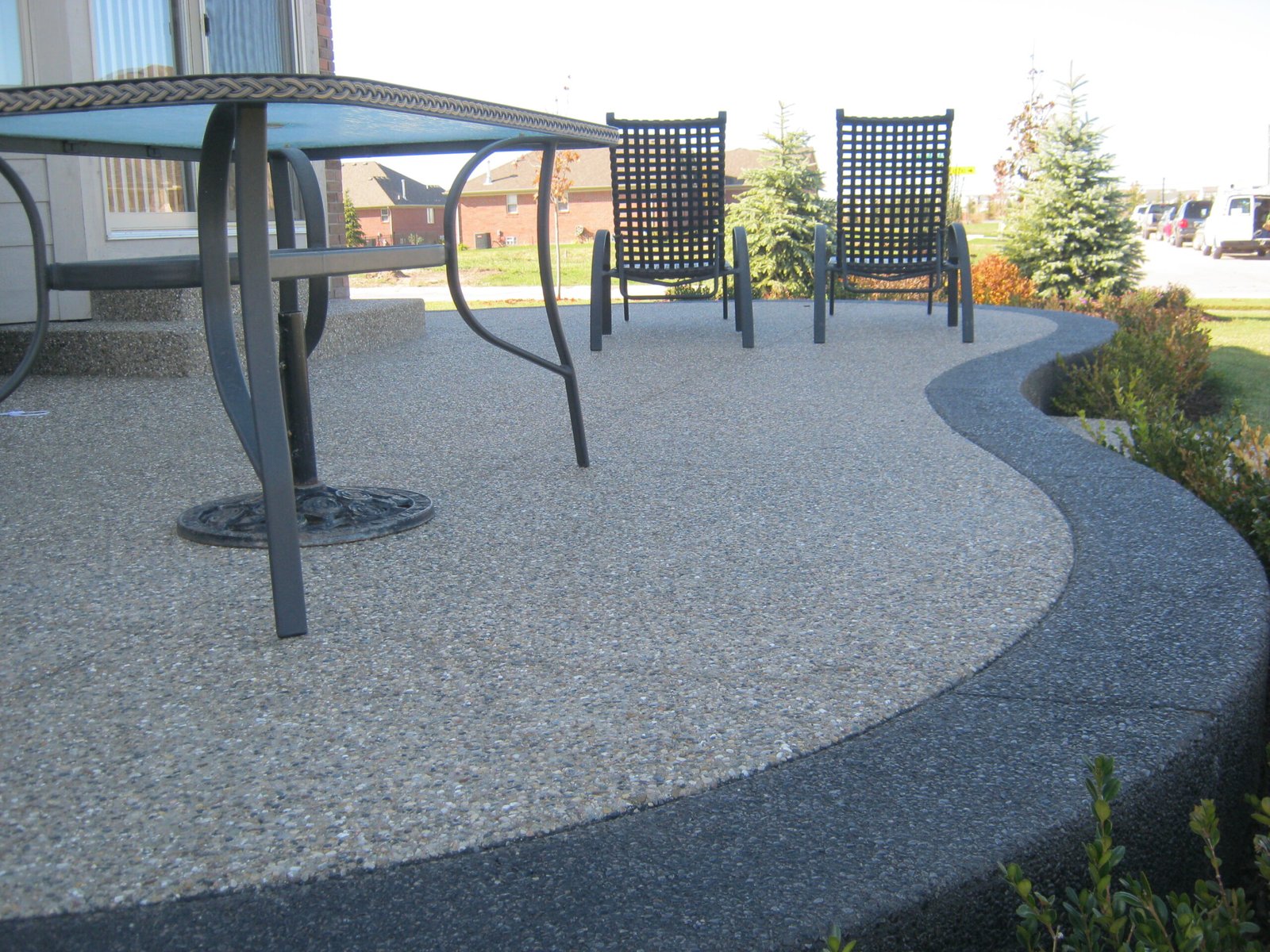 Exposed Aggregate Concrete Patio El Paso